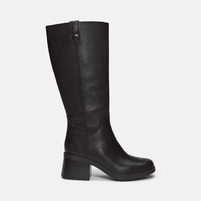 Timberland Women's Bellevaux Tall Boot in Black Full Grain sold by Timberland
