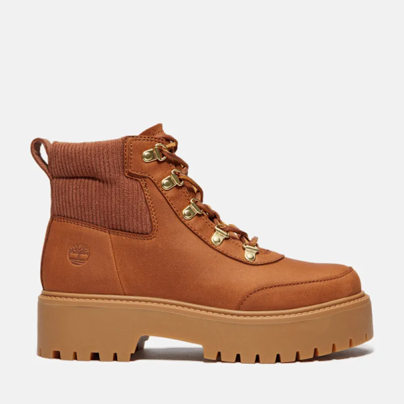 Timberland Women's Stone Street Platform Hiker Boot in RST Nubuck sold by Timberland