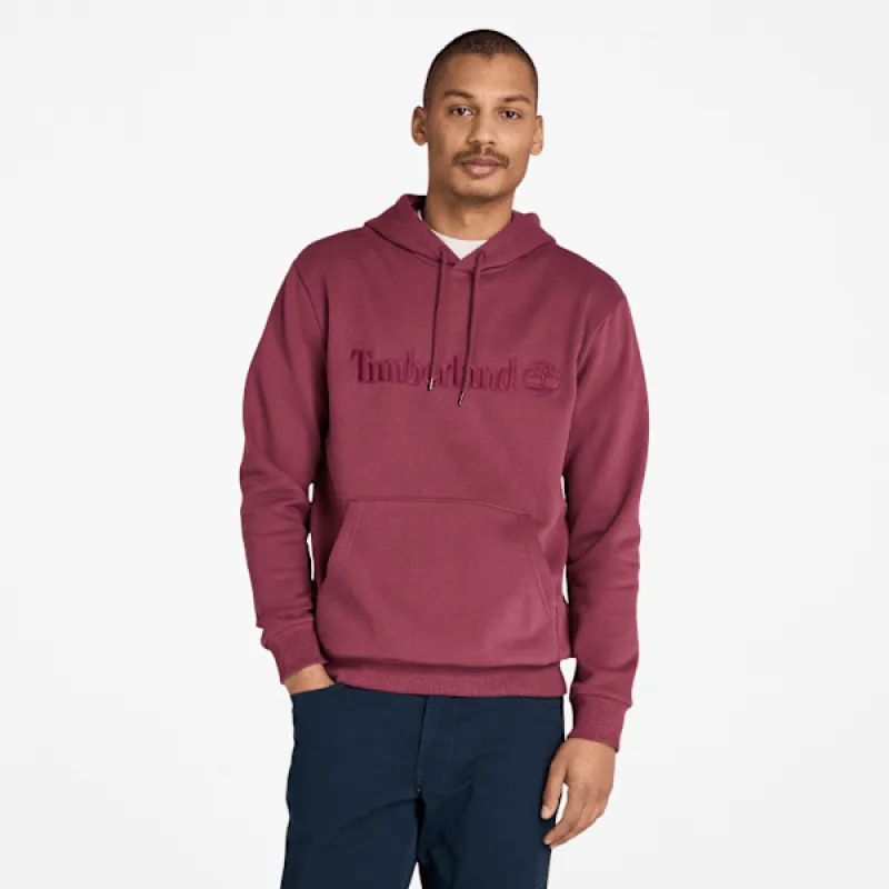 Timberland Men's Hampton Hoodie in Burgundy sold by Timberland