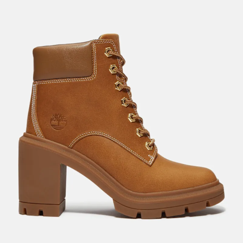 Timberland Women's Allington Heights Boot in Wheat Full Grain sold by Timberland
