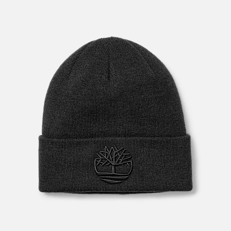 Timberland 3D Embroidered Beanie in Black sold by Timberland