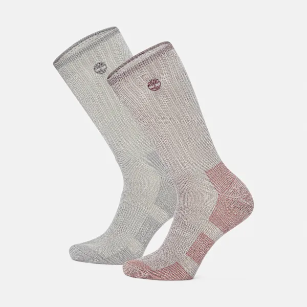 Women’s Timberland® 2-Pack Kittery Full Cushion Boot Crew Sock sold by Timberland