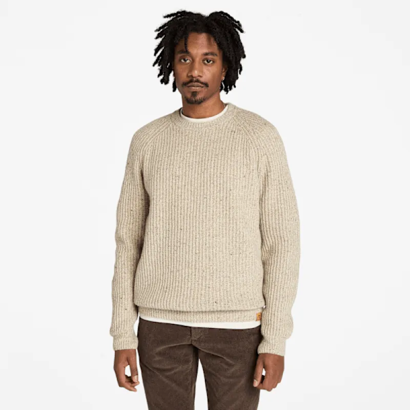 Timberland Men's Chunky Yarn Crewneck Sweater sold by Timberland