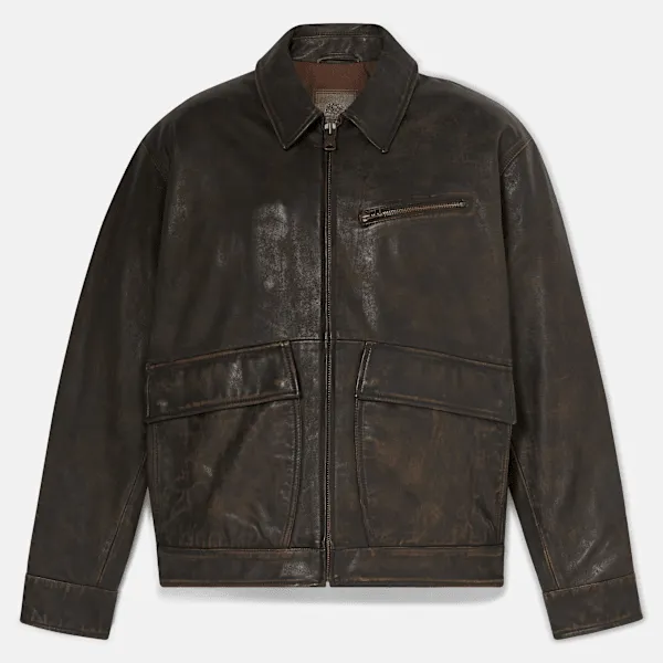 Timberland Men's Strafford Leather Jacket sold by Timberland
