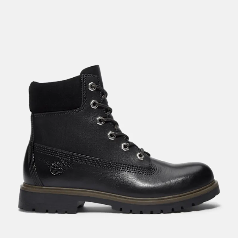 Women's Timberland® 25 6-Inch Waterproof Boot in Black Full Grain sold by Timberland