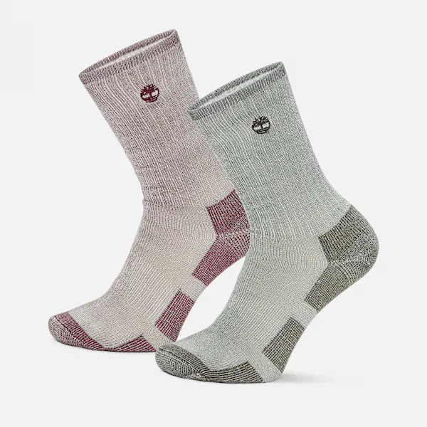 Men’s Timberland® 2-Pack Kittery Full Cushion Boot Crew Sock sold by Timberland