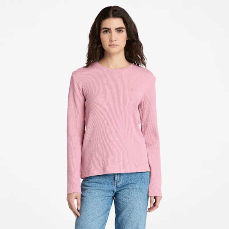 Women's Timberland® Long-Sleeve Waffle T-Shirt sold by Timberland