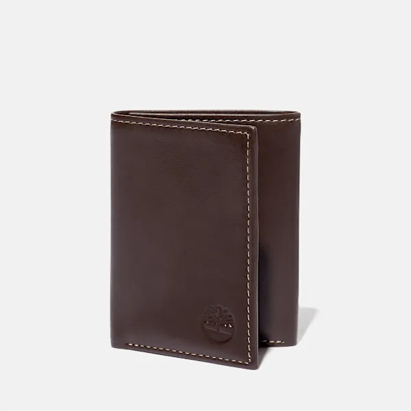 Timberland Men's Durham Leather Trifold Wallet sold by Timberland