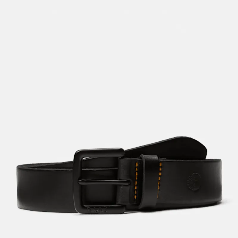 Timberland Men's 38mm Logo Buckle Belt sold by Timberland