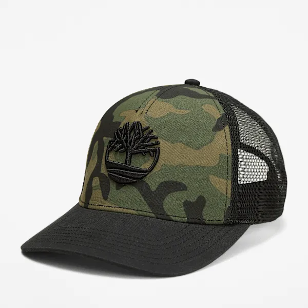 Timberland Camo Print Trucker Cap sold by Timberland