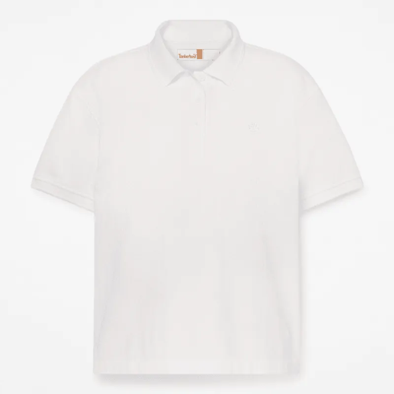 Timberland Women's Short-Sleeve Pique Polo sold by Timberland