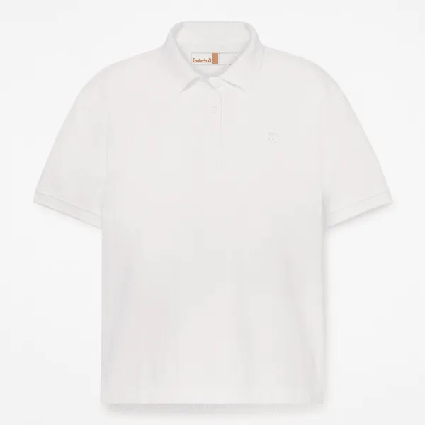 Timberland Women's Short-Sleeve Pique Polo sold by Timberland