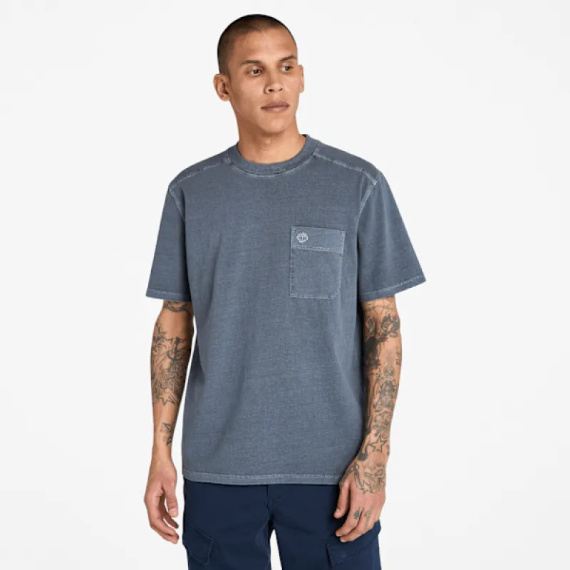 Timberland Men's Merrymack River Garment Dyed Chest Pocket T-Shirt sold by Timberland