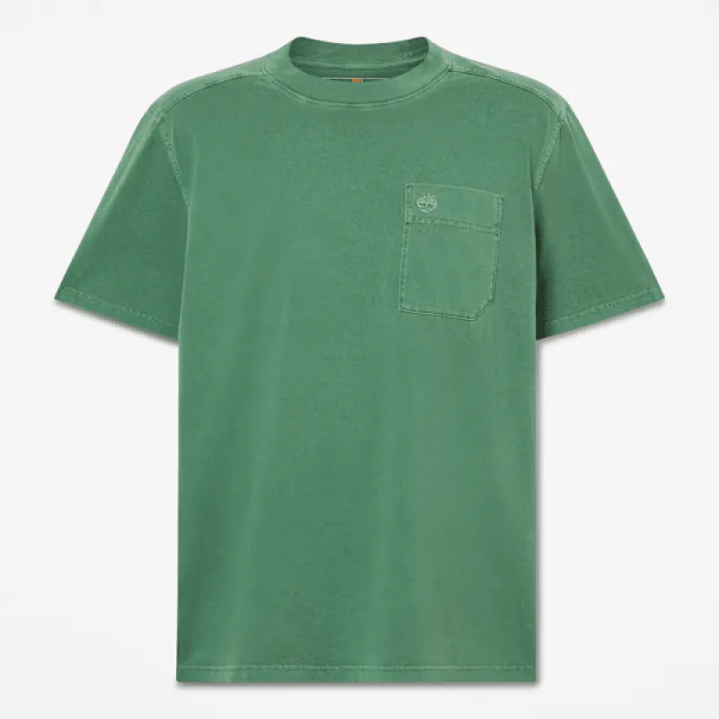 Timberland Men's Merrymack River Garment Dyed Chest Pocket T-Shirt sold by Timberland