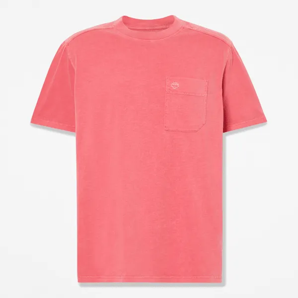 Timberland Men's Merrymack River Garment Dyed Chest Pocket T-Shirt sold by Timberland