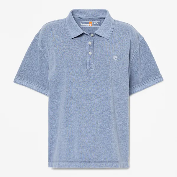 Timberland Women's Garment Dyed Short-Sleeve Pique Polo sold by Timberland