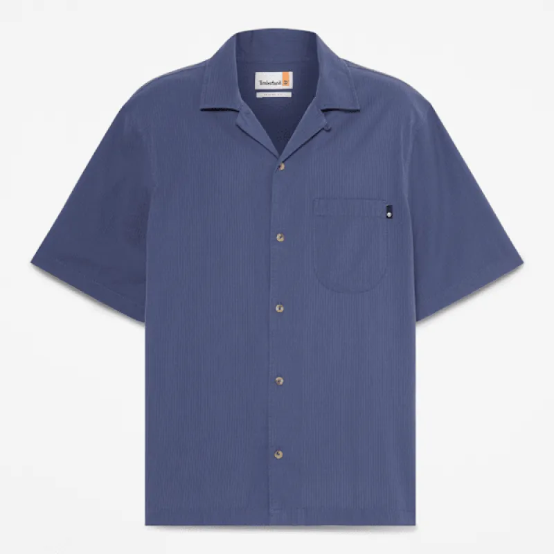 Timberland Men's Short-Sleeve Seersucker Resort Shirt sold by Timberland