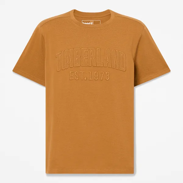 Timberland Men's Washed Embroidered Logo T-Shirt sold by Timberland