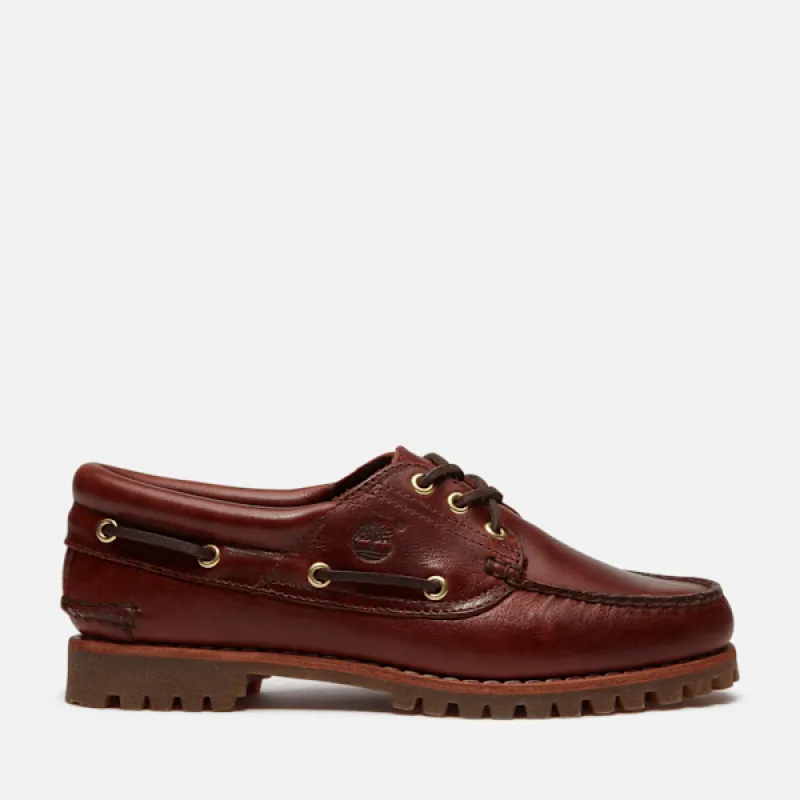 Women's Timberland® Authentic 3-Eye Boat Shoe made by Timberland