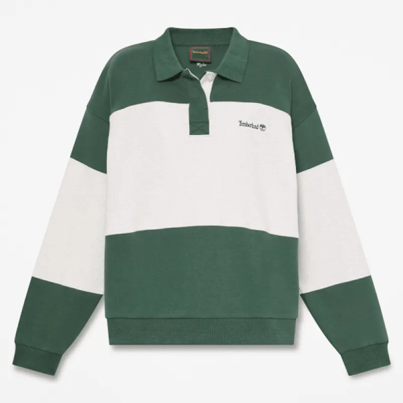 Timberland Women's Rugby Polo Sweatshirt made by Timberland