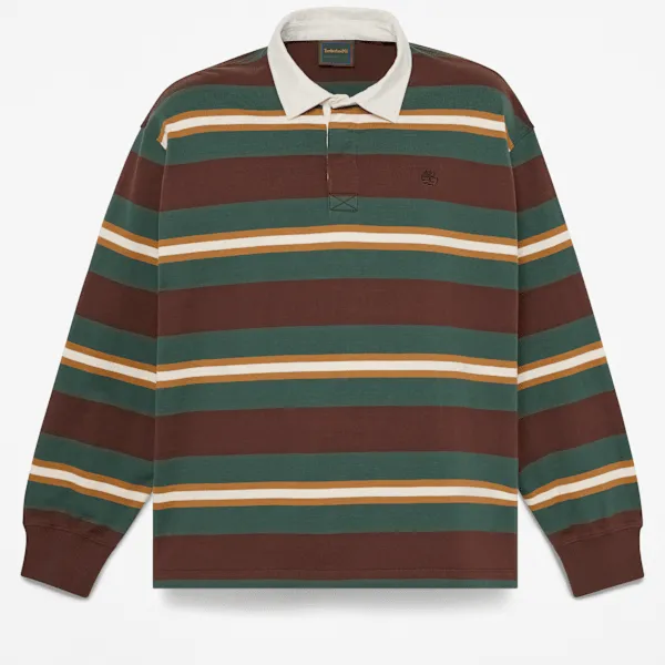 Timberland Men's Long-Sleeve Rugby Polo sold by Timberland