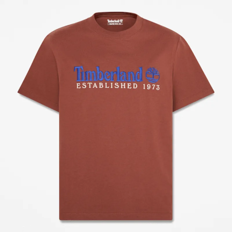 Timberland Men's Established 1973 Embroidered Short-Sleeve T-Shirt made by Timberland