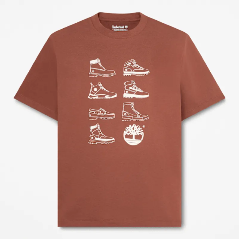 Timberland Men's Iconic Footwear Short-Sleeve T-Shirt made by Timberland