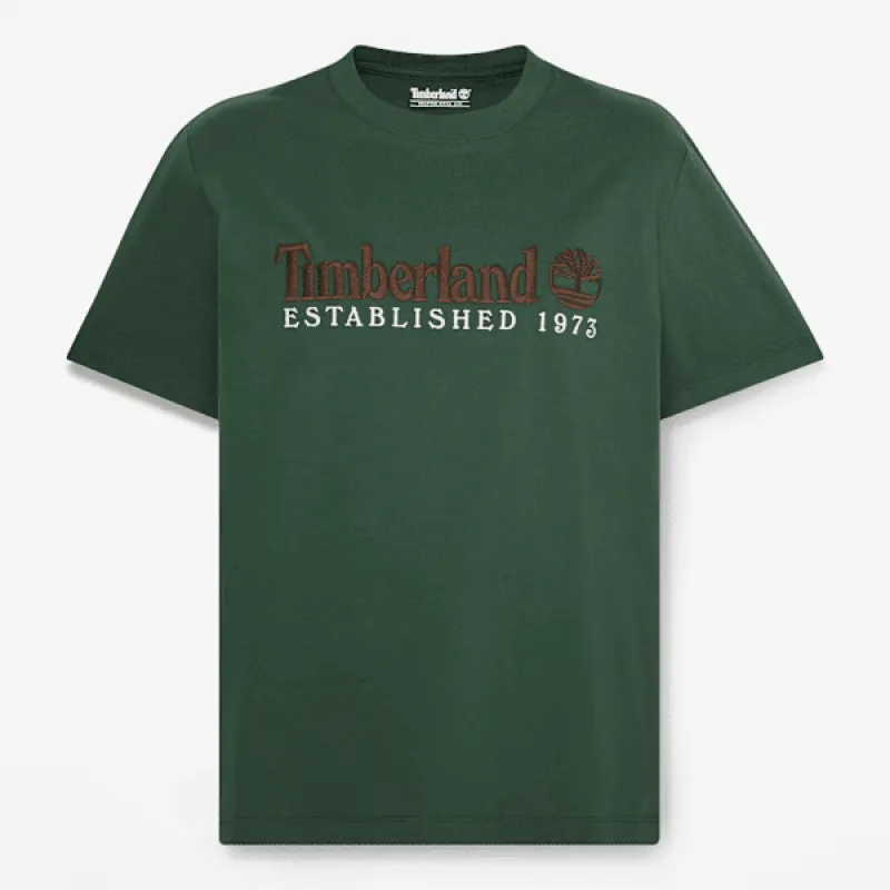 Timberland Men's Established 1973 Embroidered Short-Sleeve T-Shirt made by Timberland