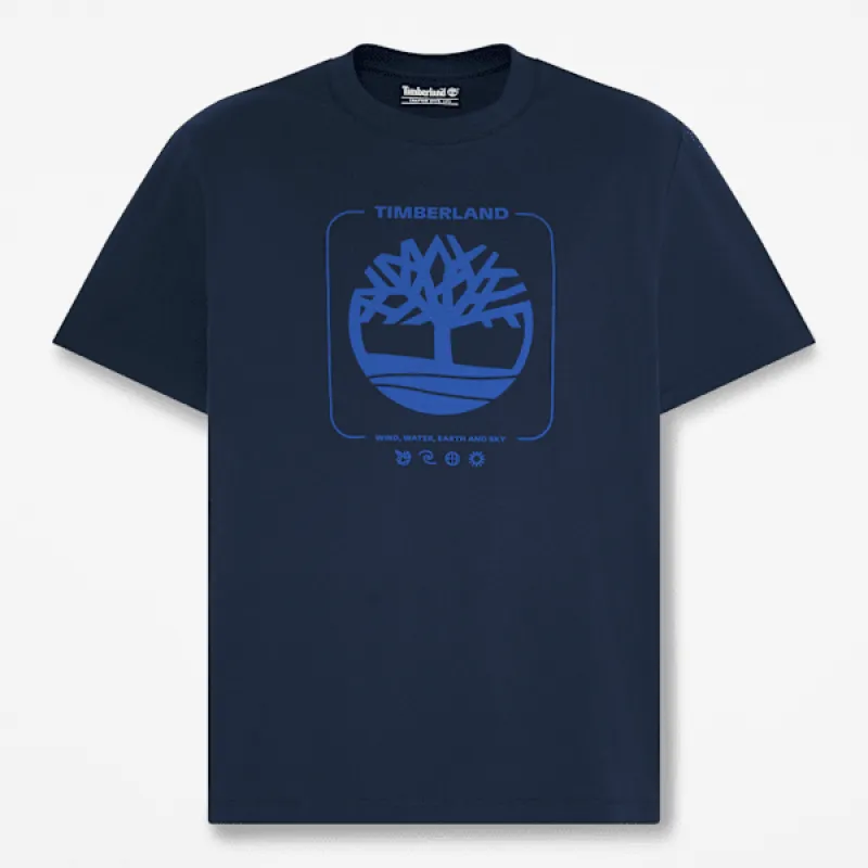 Timberland Men's Tree Graphic T-Shirt made by Timberland