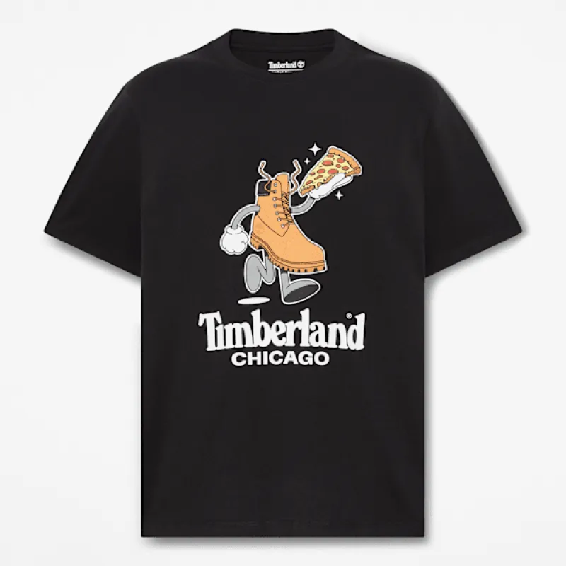 Timberland Men's Graphic City T-Shirt made by Timberland