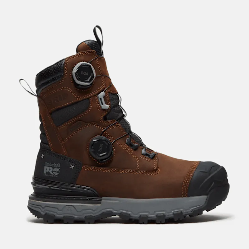 Men's Timberland PRO® Boondock Ultralight 8" Composite-Toe Work Boot with BOA® Fit System made by Timberland