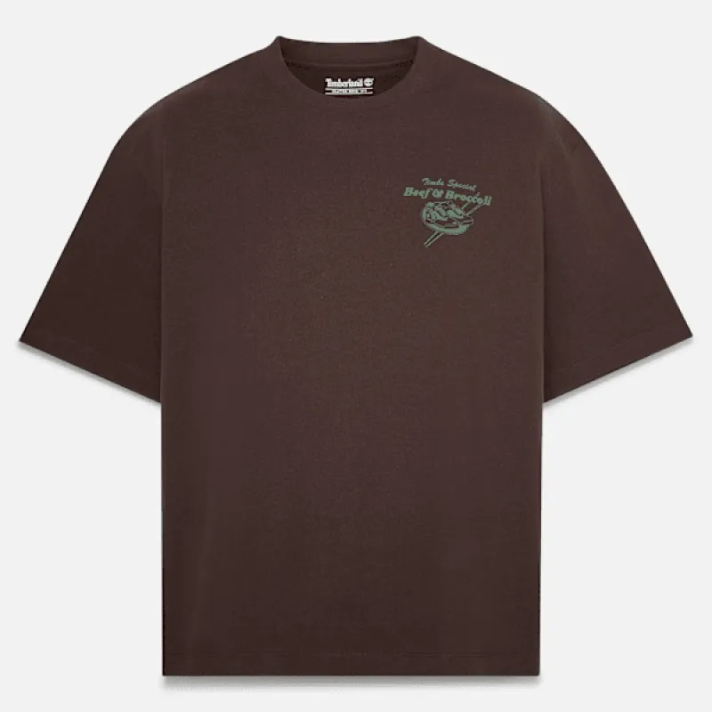 Timberland Men's Beef & Broccoli Graphic T-Shirt made by Timberland