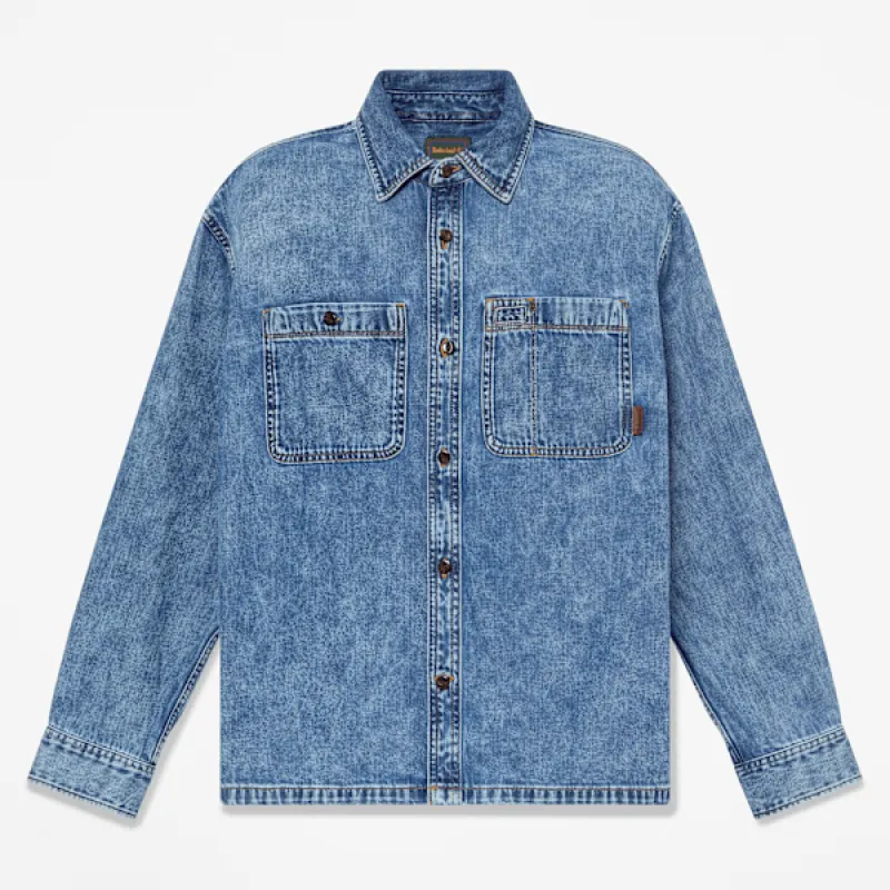 Timberland Men's Denim Pocket Shirt made by Timberland