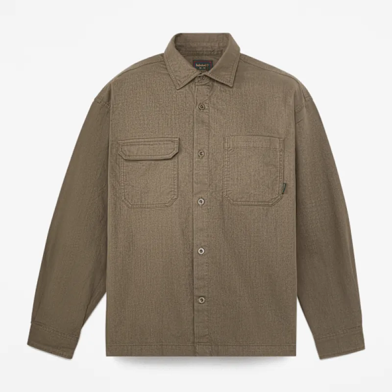 Timberland Men's Twill Overshirt made by Timberland