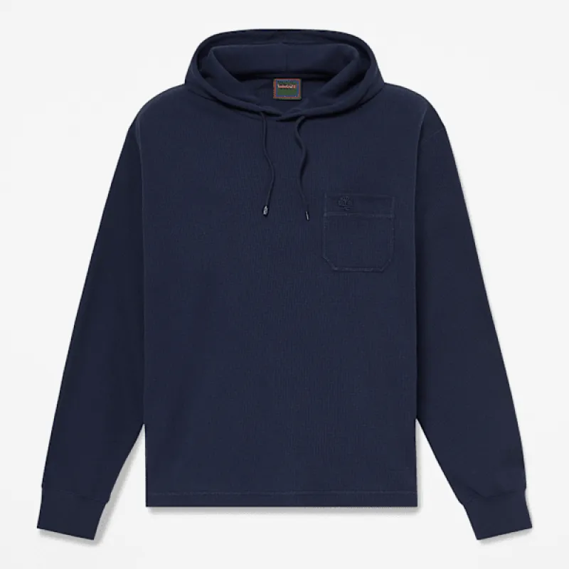 Timberland Men's Wharf River Waffle Hoodie made by Timberland