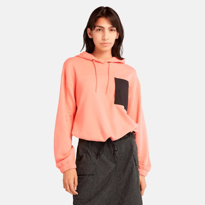 Timberland Women's Mixed-Media Hoodie made by Timberland