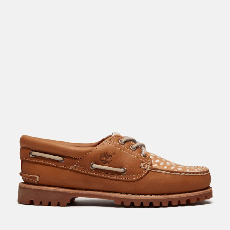 Women's Timberland® Authentic 3-Eye Boat Shoe made by Timberland