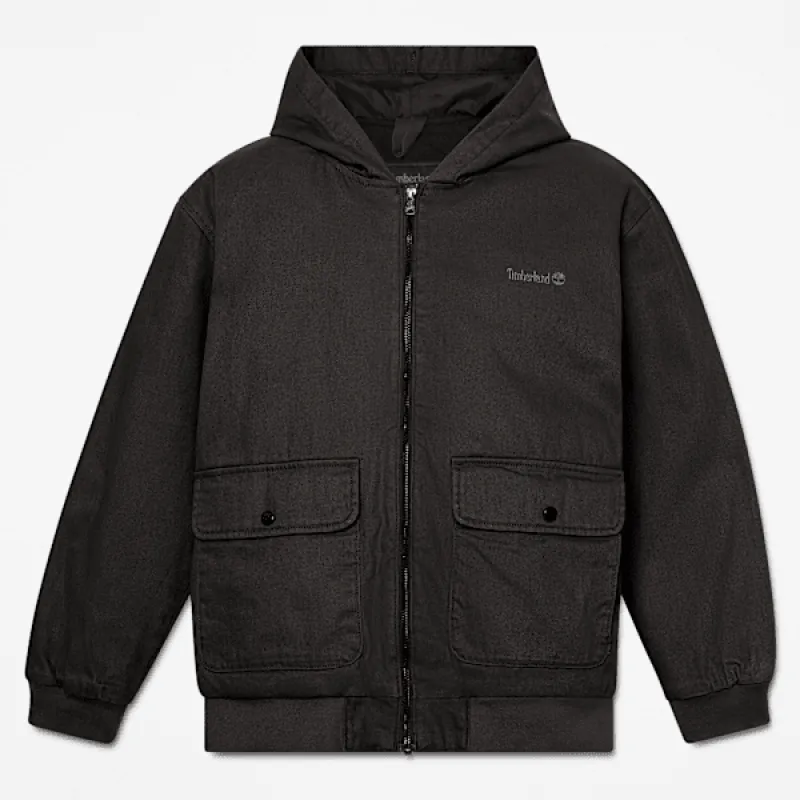 Timberland Men's Insulated Canvas Bomber made by Timberland