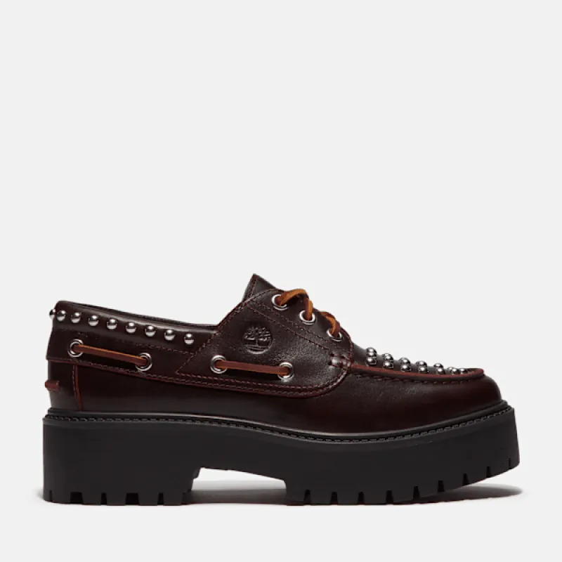 Timberland Women's Stone Street Platform Boat Shoe made by Timberland