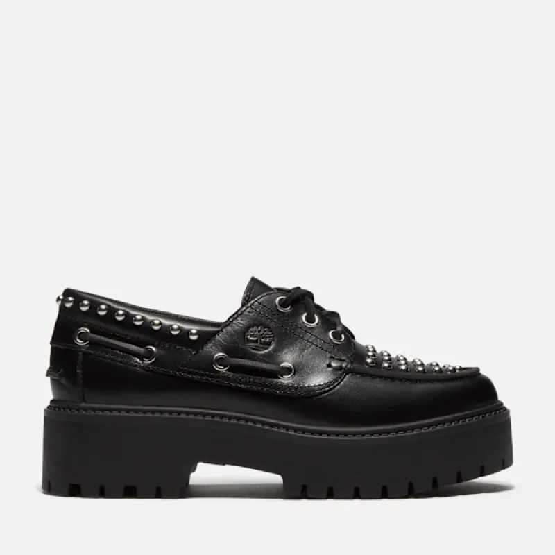 Timberland Women's Stone Street Platform Boat Shoe made by Timberland