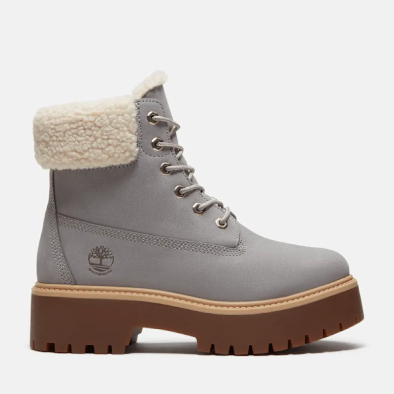Timberland Women's Stone Street Platform Warm-Lined Waterproof Boot made by Timberland