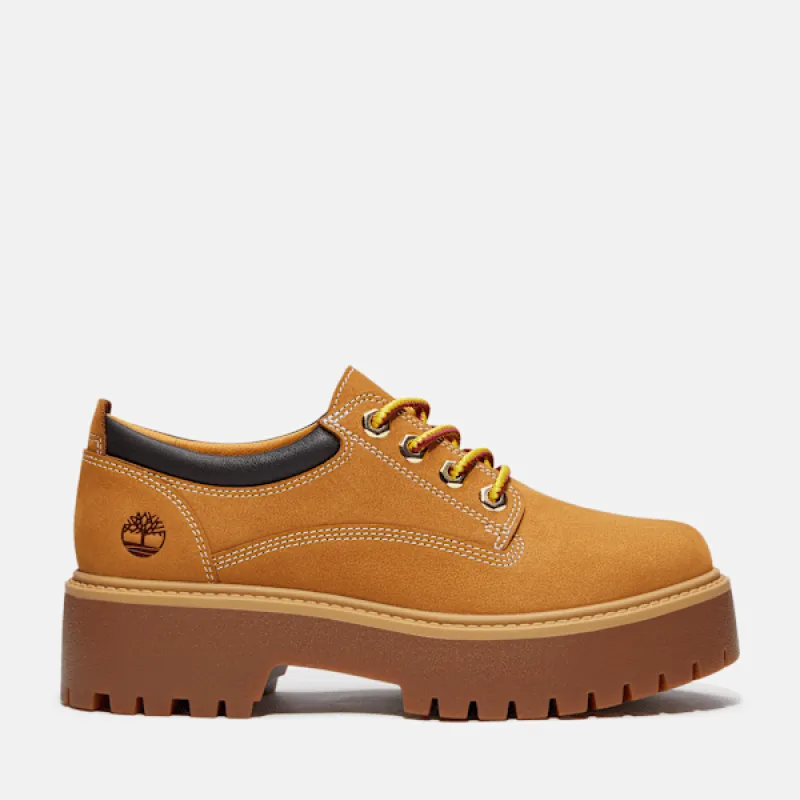 Timberland Women's Stone Street Platform Moc Toe Shoe made by Timberland