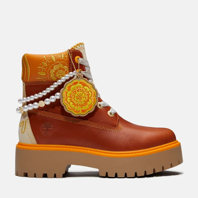 Timberland Women's Stone Street Platform Día de Muertos 6-Inch Waterproof Boot made by Timberland