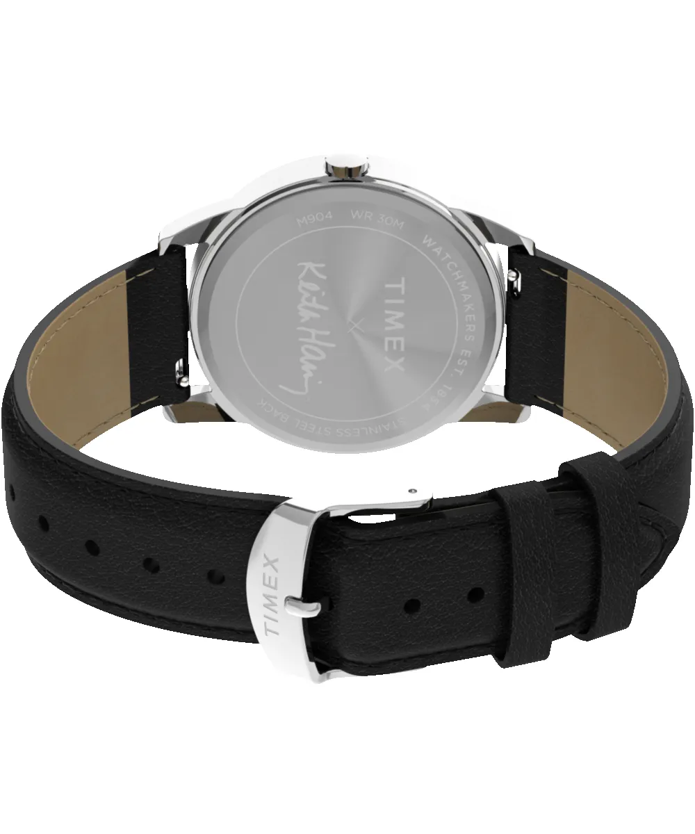 Timex Easy Reader x Keith Haring 38mm Leather Strap Watch sold by Timex product image thumbnail 5