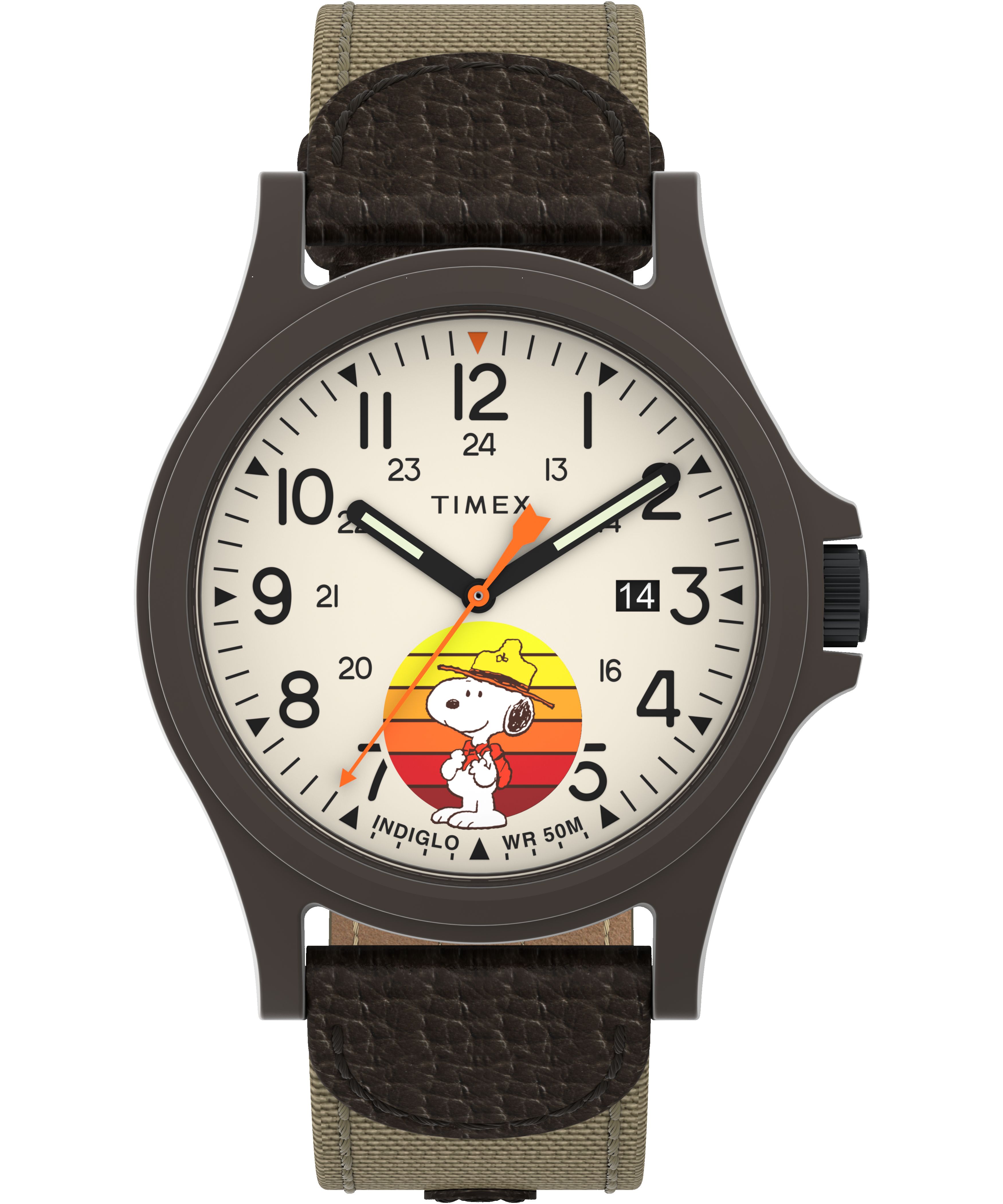 ?️ TIMEX EXPEDITION x PEANUTS SCOUT STRAP WATCH ?️ I main image 2