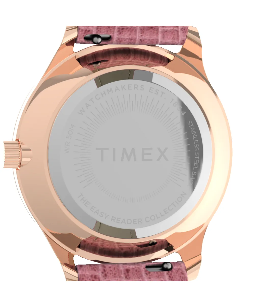 Easy Reader® Gen1 32mm Leather Strap Watch sold by Timex product image thumbnail 4