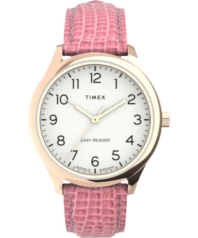 Easy Reader® Gen1 32mm Leather Strap Watch sold by Timex