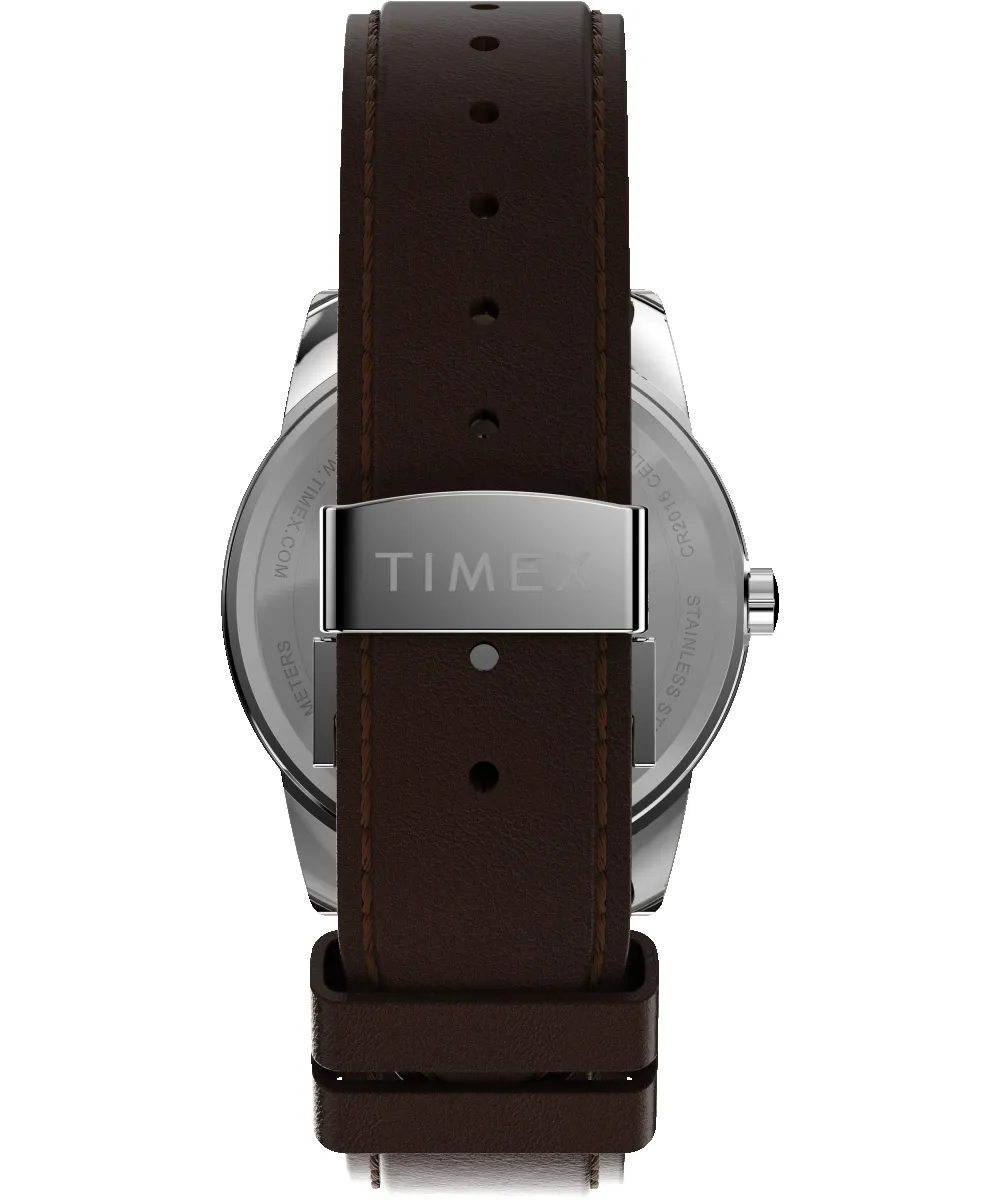 Easy Reader® 38mm One-Time Adjustable Leather Strap Watch sold by Timex product image thumbnail 3