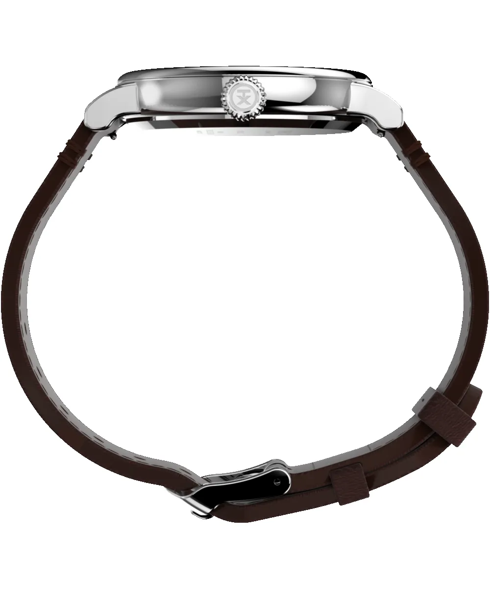 Timex Standard x Peanuts Take Care 40mm Leather Strap Watch sold by Timex product image thumbnail 2