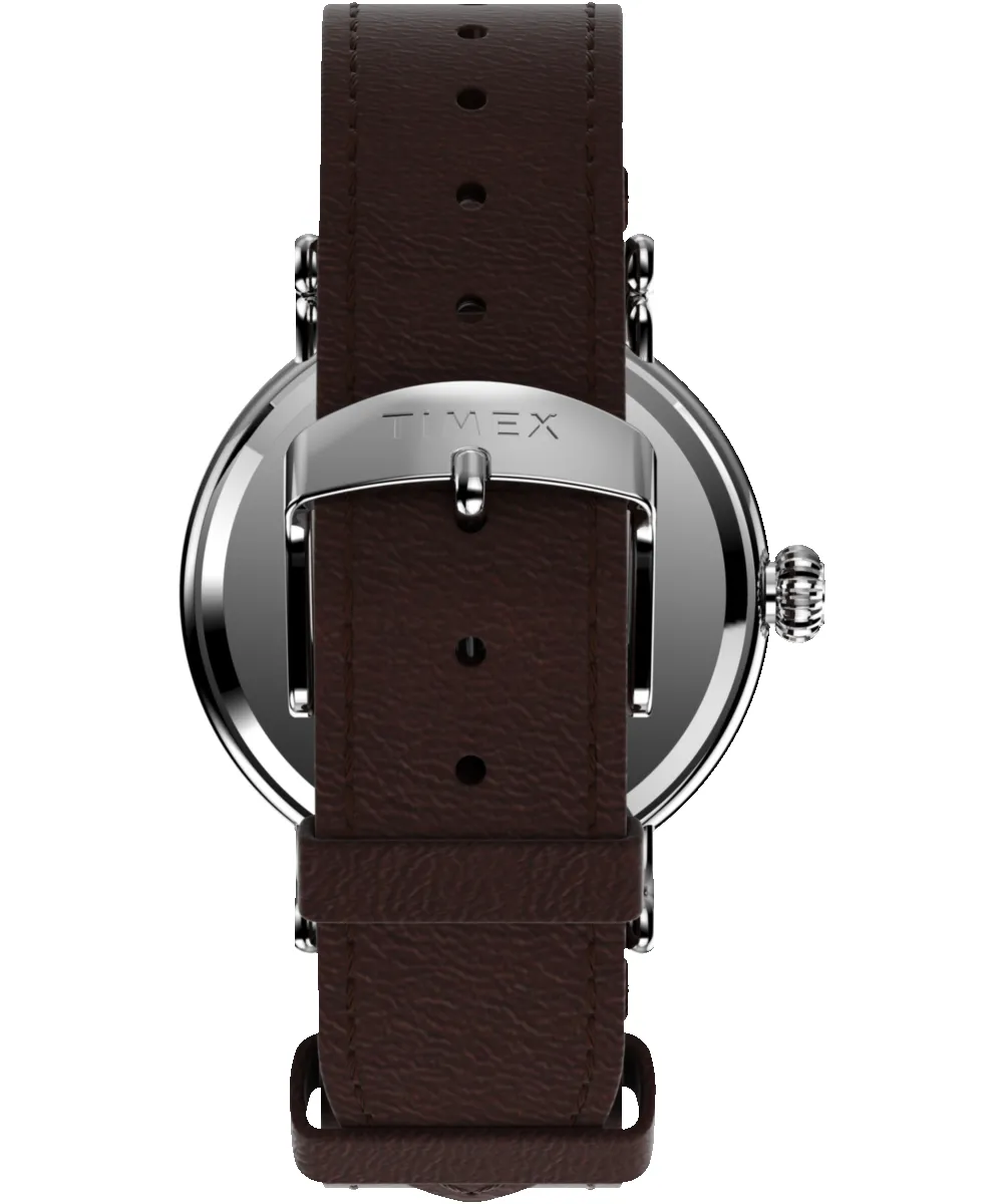 Timex Standard x Peanuts Take Care 40mm Leather Strap Watch sold by Timex product image thumbnail 3